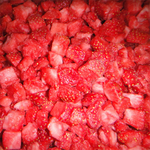 速冻草莓丁