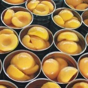 Canned Yellow peach halves